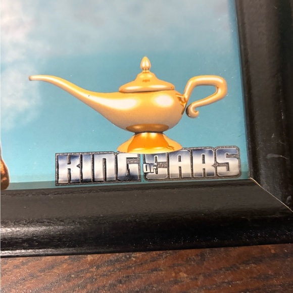 Vintage Signed The Blue Genie Framed Photo - Picture 3 of 6